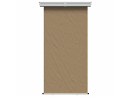 Vidaxl Toldo Lateral De Varanda 100% Poliéster, Ferro E Aço