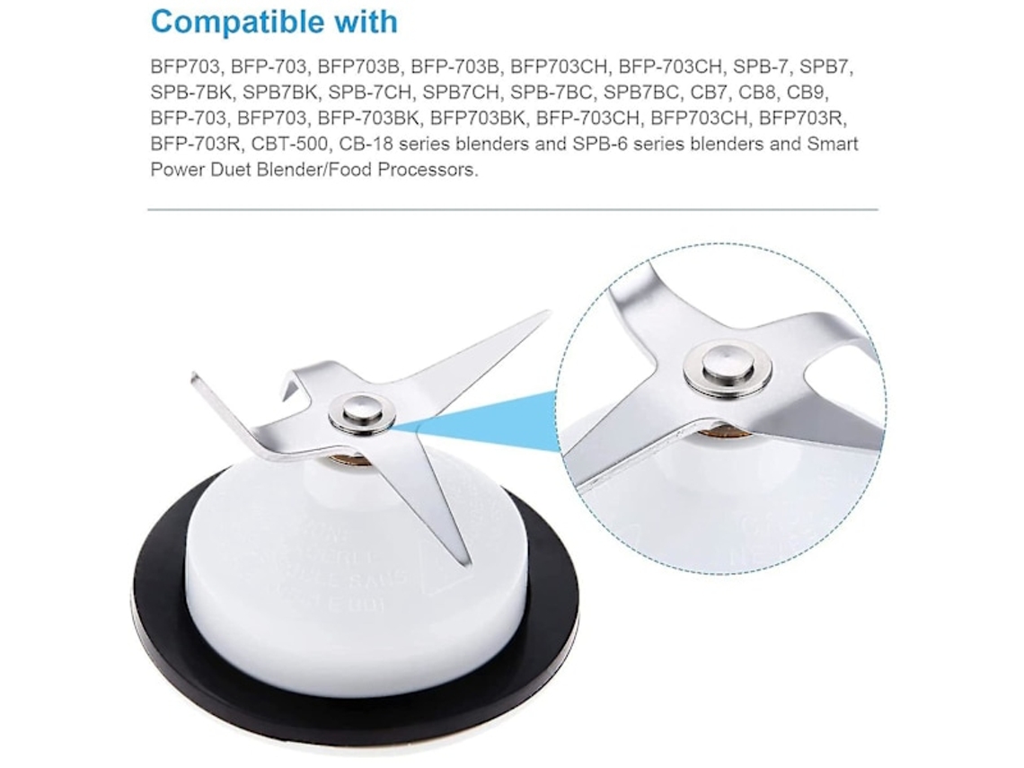 Lâmina E Acoplamento Do Liquidificador Kitchenaid Leaf Com Chave Ksb5 E Ksb52 9704291