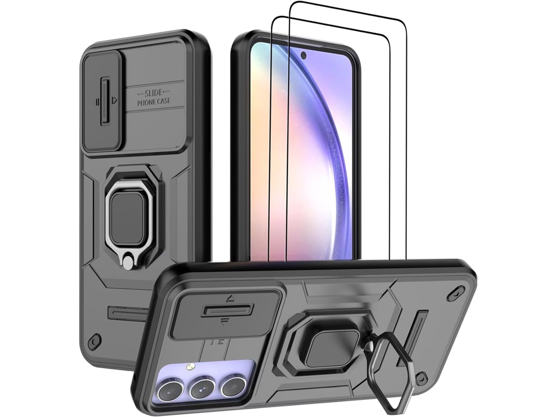 Capa Cobertura Deslizante Câmera Integrado Para Samsung Galaxy A54 5g Hongwe.