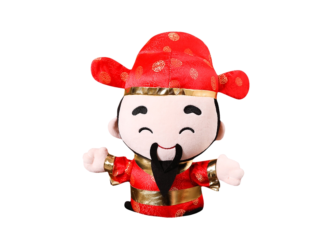Boneco de Pelúcia Feng Shui WalshLXq para Prosperidade, Divertido e Macio, Decoração para Casa, Ano Novo, 20cm