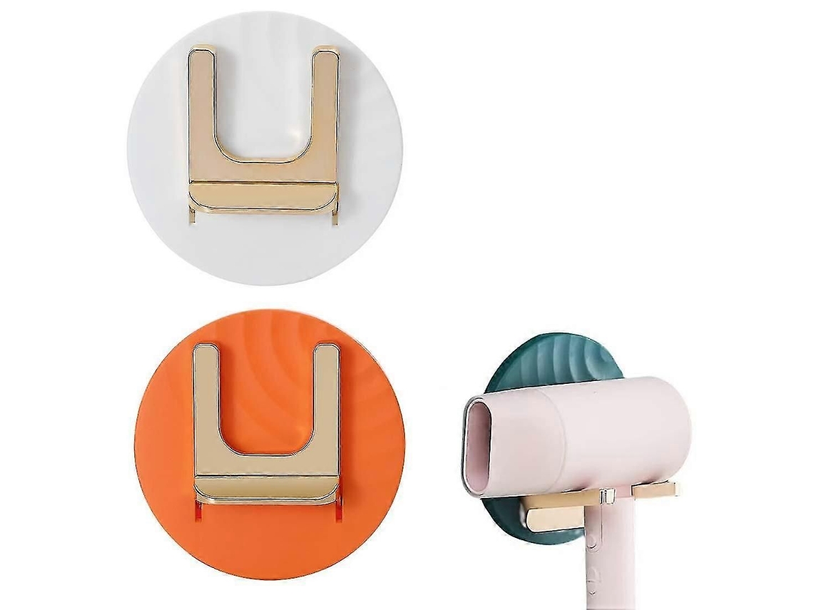 Suporte para Secadora de Cabelo, Estação Alisamento, Rack Seca Dora Cabelo Sem Furadeira GOKOCO