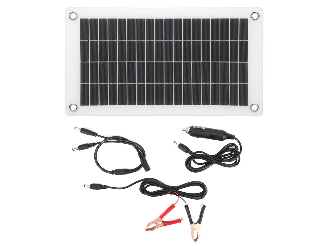 Módulo de Painel Solar 10 W 18 V com duas USB BRILVIBERA