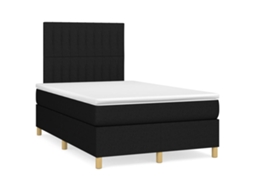 Box Spring Bed, Box Spring Beds Vidaxl Preto Tecido (120 X 200 Cm)