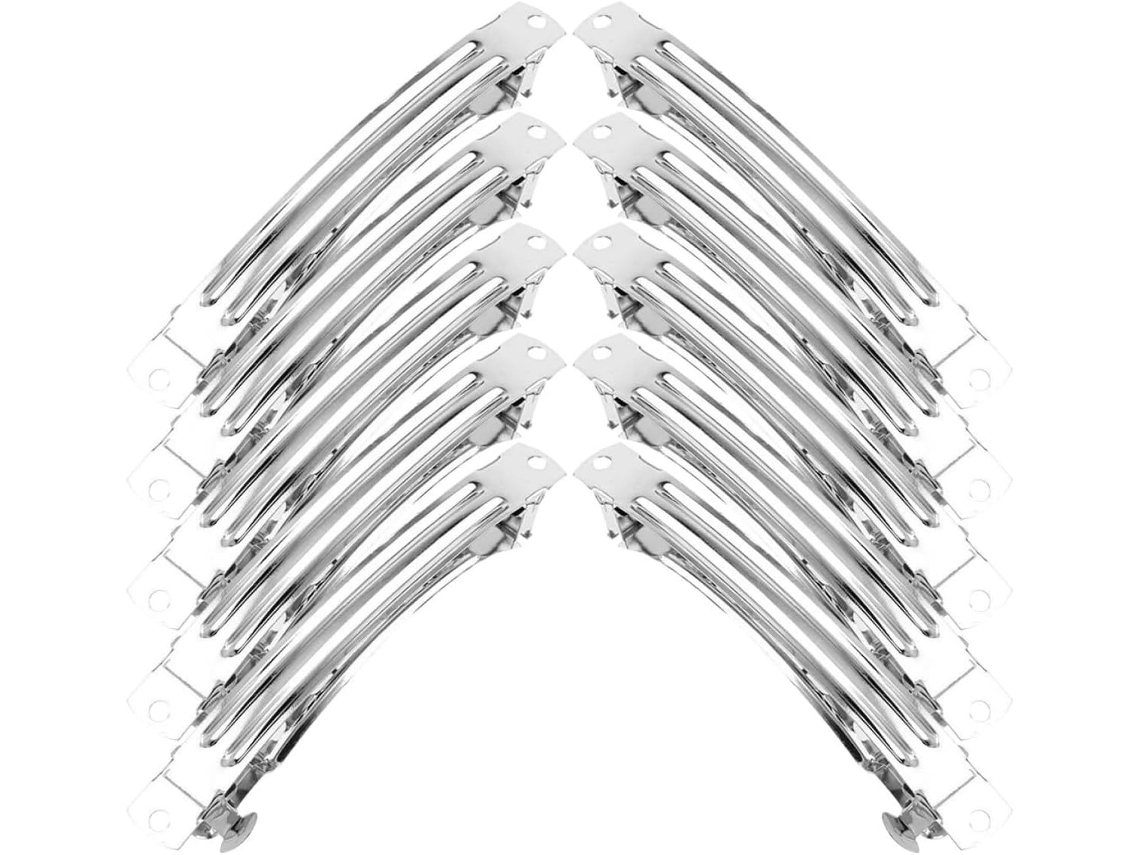 Presilhas De Cabelo De Metal Com Mola De 7 Cm, 50 Peças, Acessórios Diy Para Mulheres
