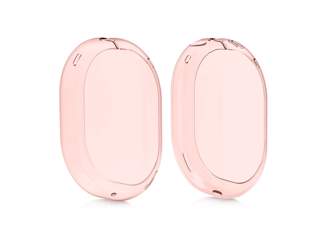 Capa Zruxe Para Airpods Max Silicone Rosa (proteção Contra Riscos, Acesso Total Aos Botões)