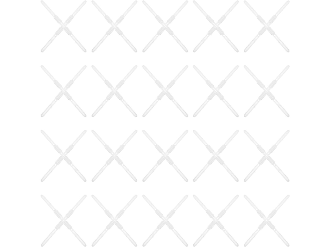 100 unidades de clipes de papel branco e plástico PP para mesa e escola, clipes de corrente de segurança e