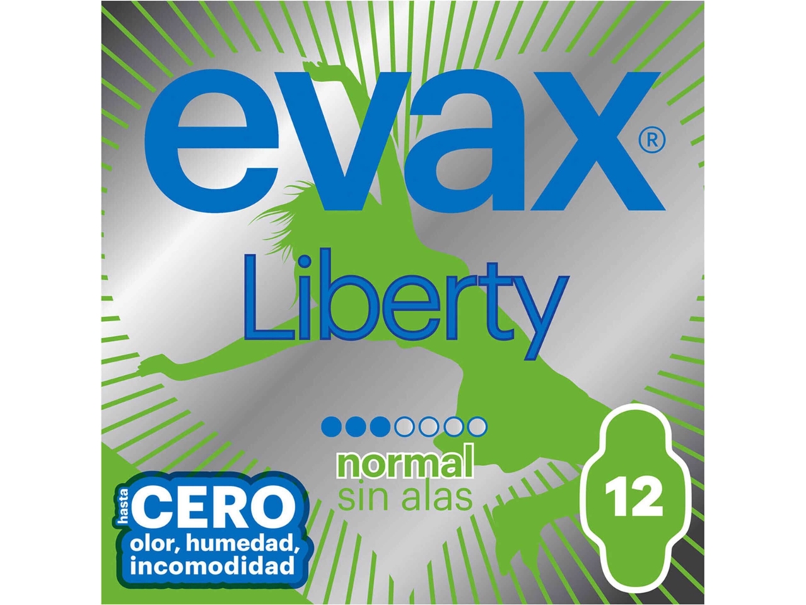 Pensos Higiénicos Liberty Normal EVAX emb. 12 un