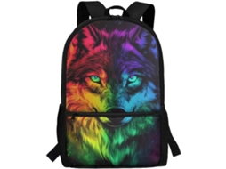 Mochila Escolar Infantil De 43,2 Cm, Grande Capacidade, Casual Para Viagens Com Alça Ajustável.