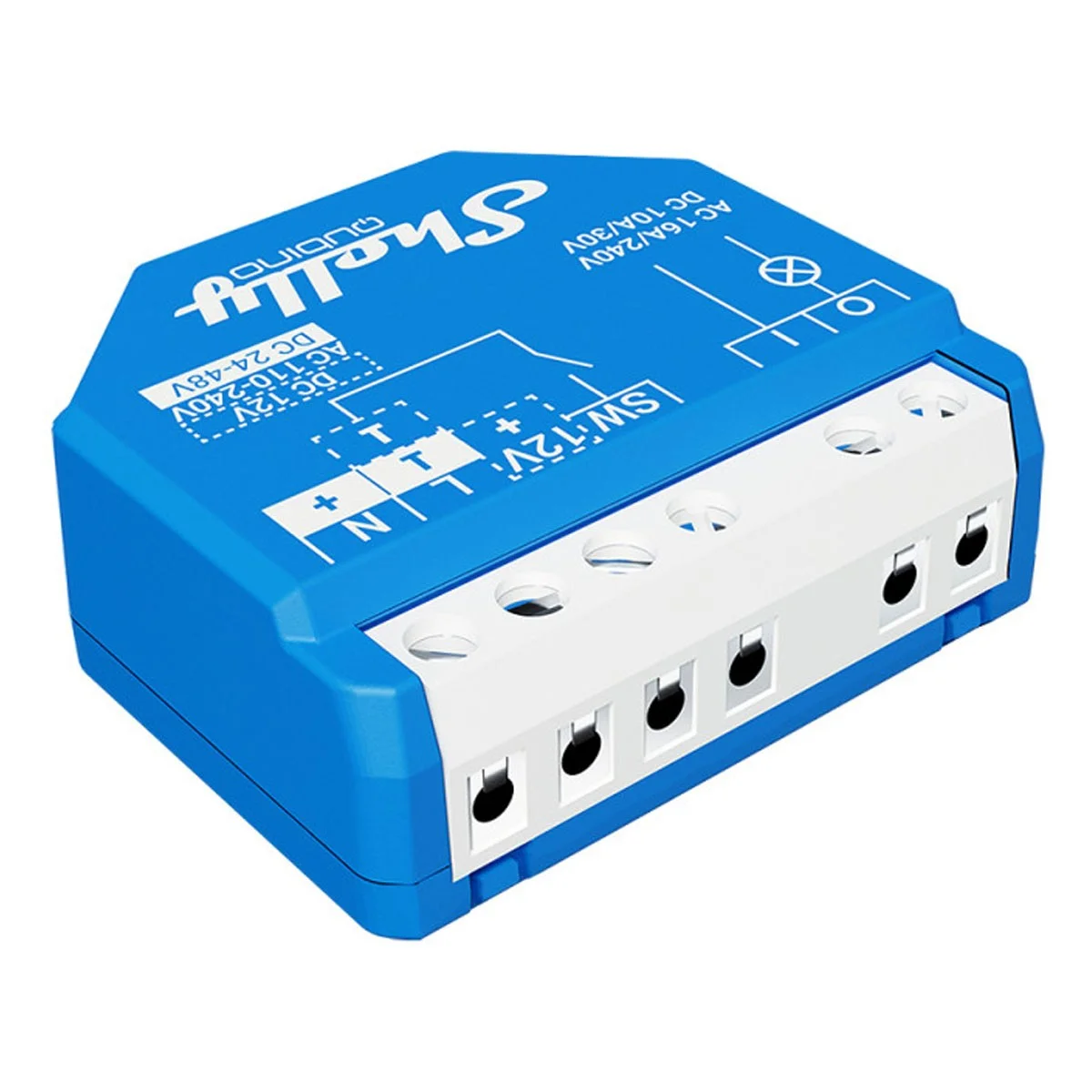 MÃ³dulo Interruptor p/ AutomaÃ§Ã£o Z-WaveÂ? 1 Canal 16A - Shelly Qubino Wave 1