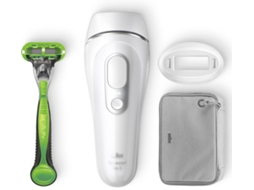 Depiladora Luz Pulsada BRAUN Silk EX S5 5115 + Wide Head (IPL - Multi-zonas - Corrente)
