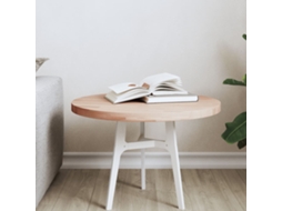 Vidaxl Tampo De Mesa Redondo Ø50x2,5 Cm Madeira De Faia Maciça