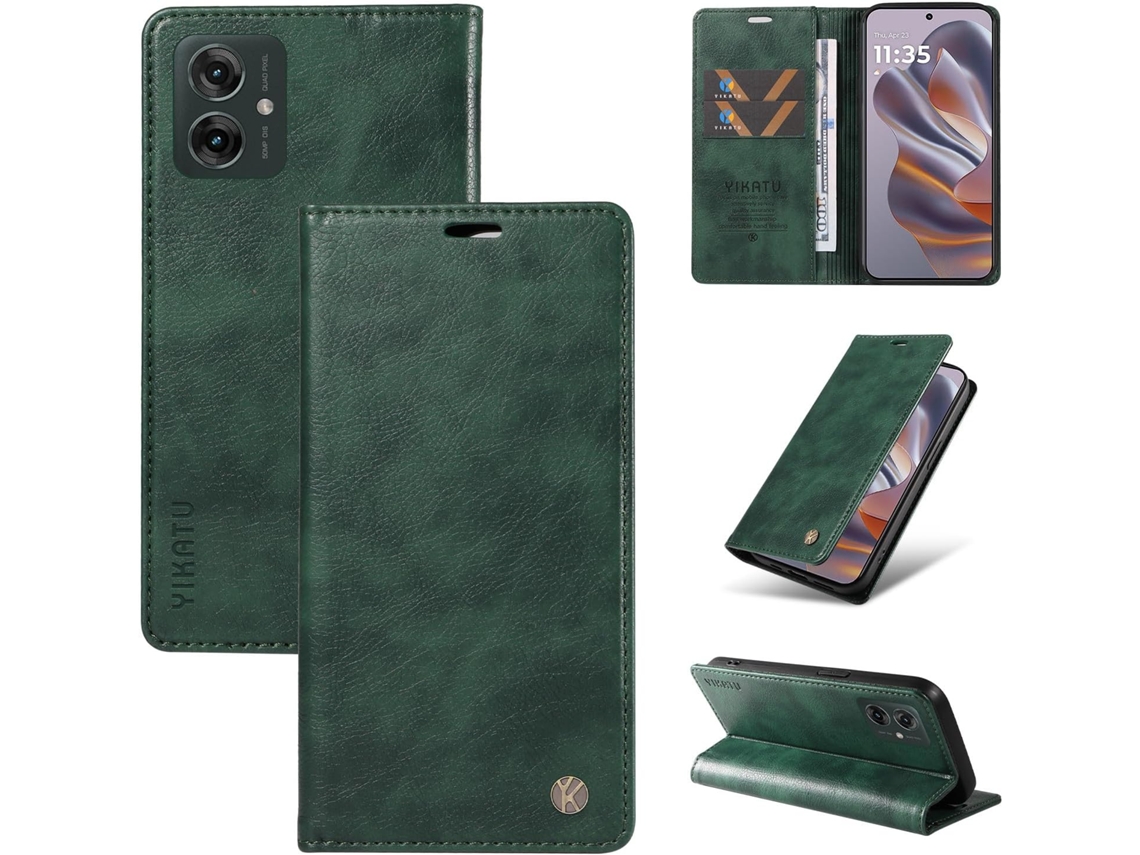 Capa Para Motorola Moto G55 5g, Capa Carteira Em Couro Pu Resistente A Impactos, Capa Dobrável Flip Resistente A