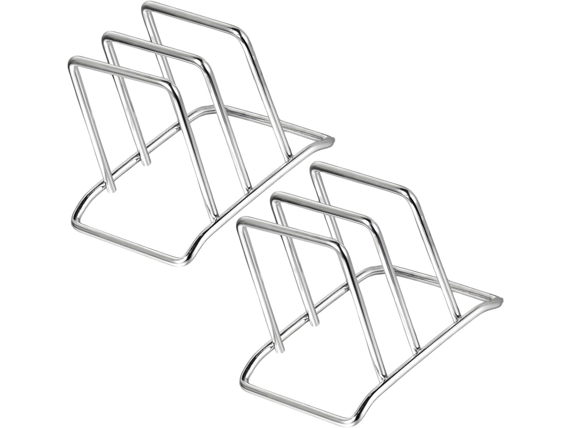 Suporte De Aço Inoxidável Para Armazenar Várias Tábuas De Corte E Acessórios De Cozinha.