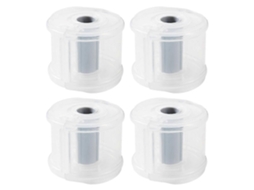 Conjunto de 4 Fitas Adesivas Transparentes, Organizador Washi, Cortador Fita Plástica, Dispensador F Ita Adesiva Portátil e Recarre GOKOCO