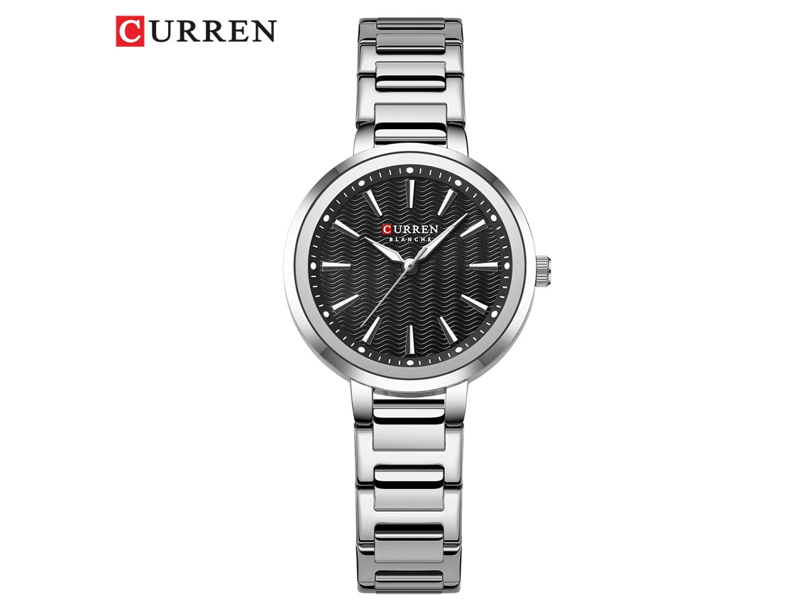 Relógio Feminino À Prova D'água (branco E Preto) Com Mostrador Pequeno, Relógio De Quartzo Simples E Casual.
