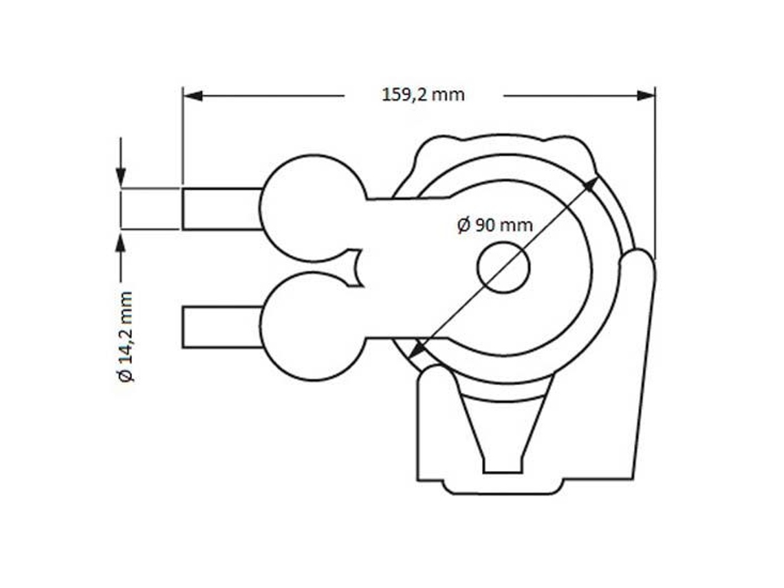 Plastimo Double Action Foot Pump