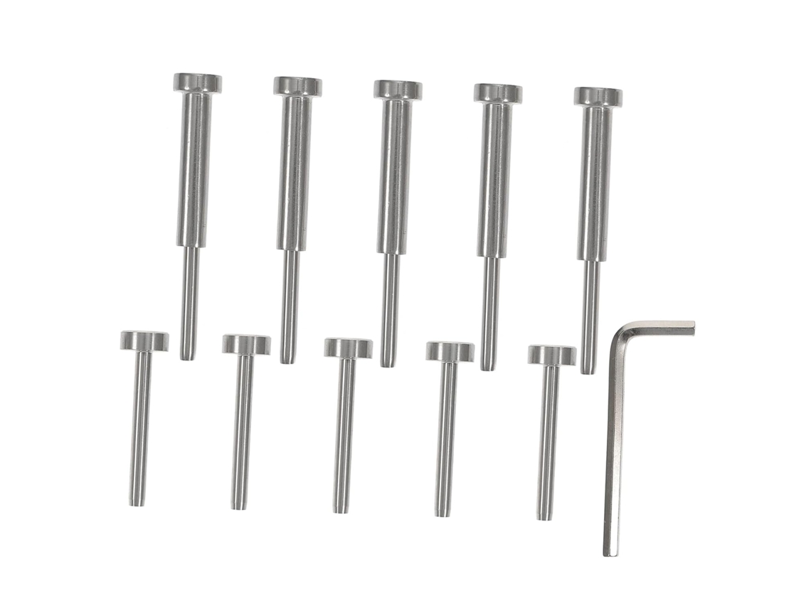 Kit De Cabos Para Deck Em Aço E Aço Inoxidável