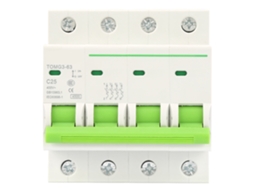 Disjuntor miniatura 4p tipo C 25a VOLTEDGE