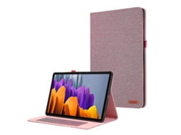 Capa de couro com textura de tecido horizontal Webake para tablet