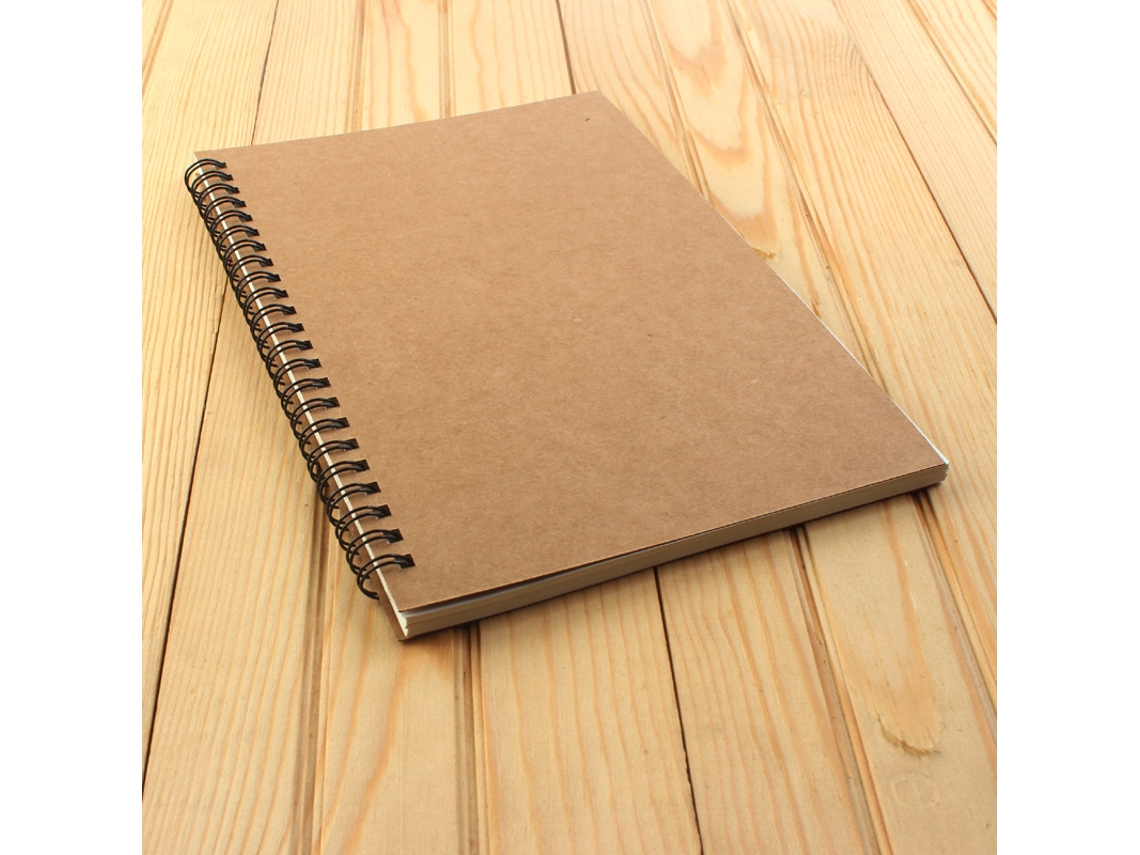 Caderno Espiral B5 Kraft 140p