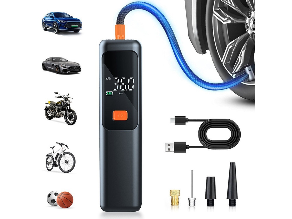 Compressor De Ar Portátil Para Pneus (preto)