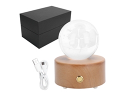 Caixa de Música Bola Cristal Led Bluetooth Presente