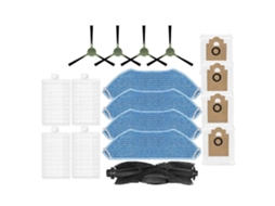 17pcs Principal Escova Lateral Hepa Filtro Pano Esfregão Saco Pó Para M2/plus/m2s Pro Aspirador Peças