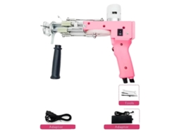 Pistola De Tufting, Funcionalidade Dupla, Design Compacto, Rosa Dois-em-um