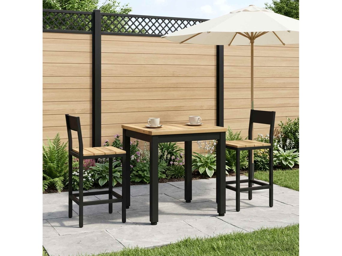 Vidaxl Mesa De Centro Branco E Preto 40 X 40,5 X 36 Cm