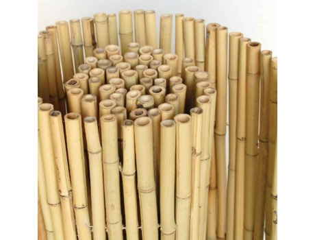 Rolos De Cerca De Bambu Escuro 2,5 X 200 X 100 Cm De Maderterraneo