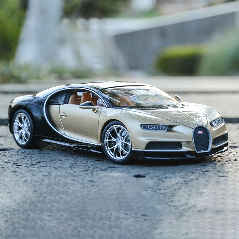 (dourado) Miniatura De Carro Supercarro Em Escala 1:24, Feita Em Metal Fundido, Item Colecionável.