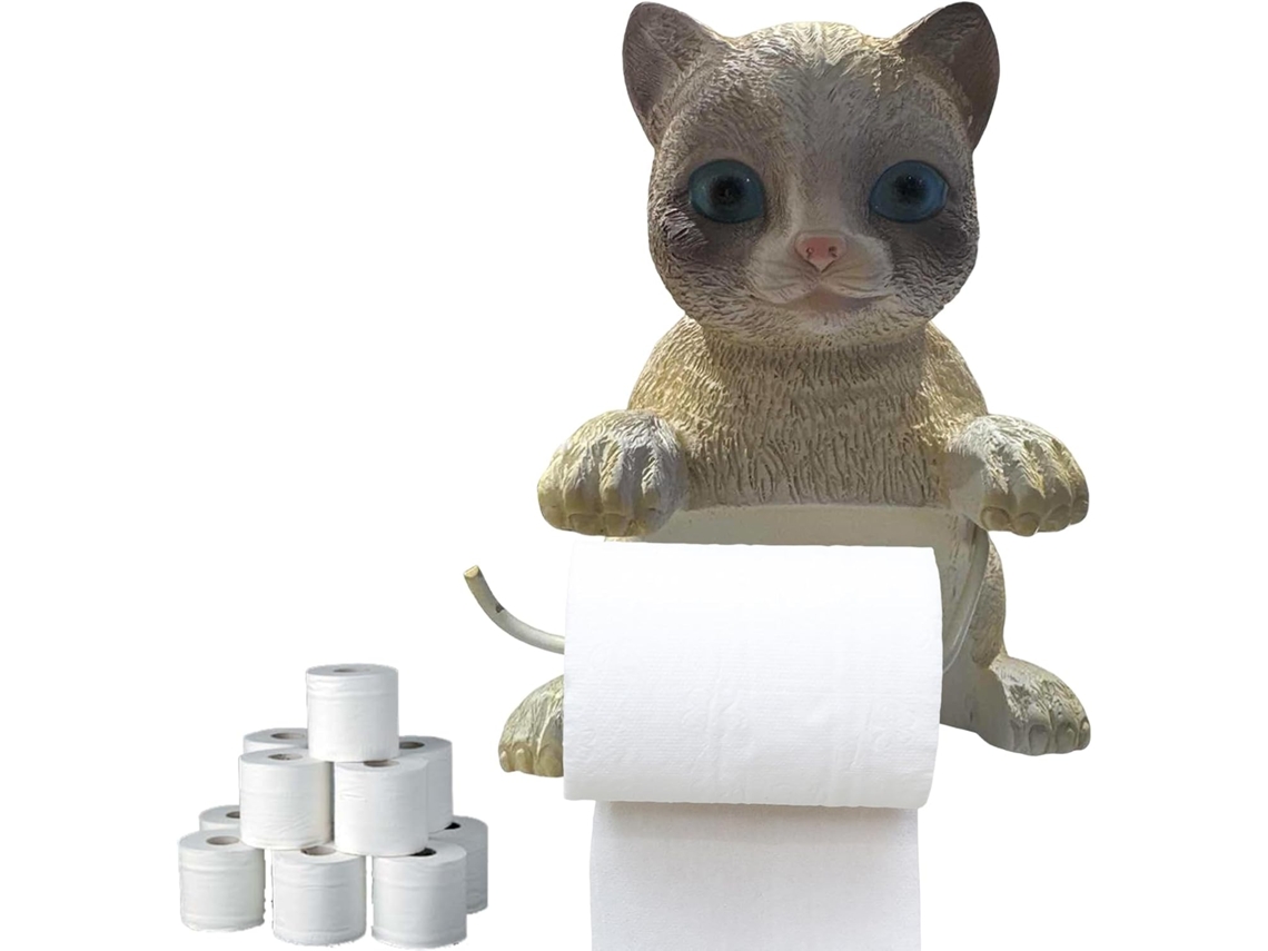 Porta Papel Higiênico Em Formato De Animal, Porta Papel Higiênico, Porta Gato, Dispensador De Papel Gokoco