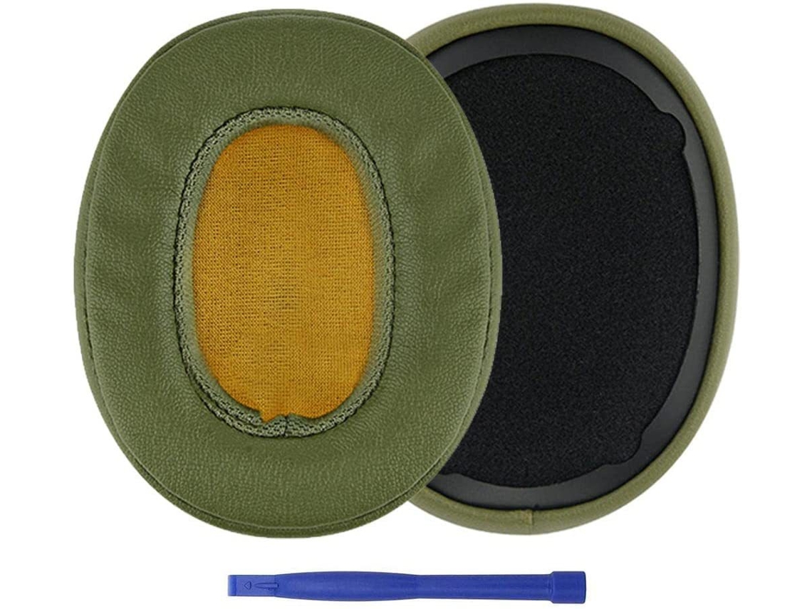 Almofada para Auscultadores SKULLCANDY CRUSHER 3.0 WIRELESS HESH3 de Orelhas de Espuma Macia VERDE XIAOMOYU