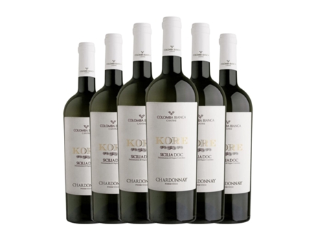 Vinho branco COLOMBA BIANCA Kore Chardonnay Sicilia (0.75 L - 6 Unidades)