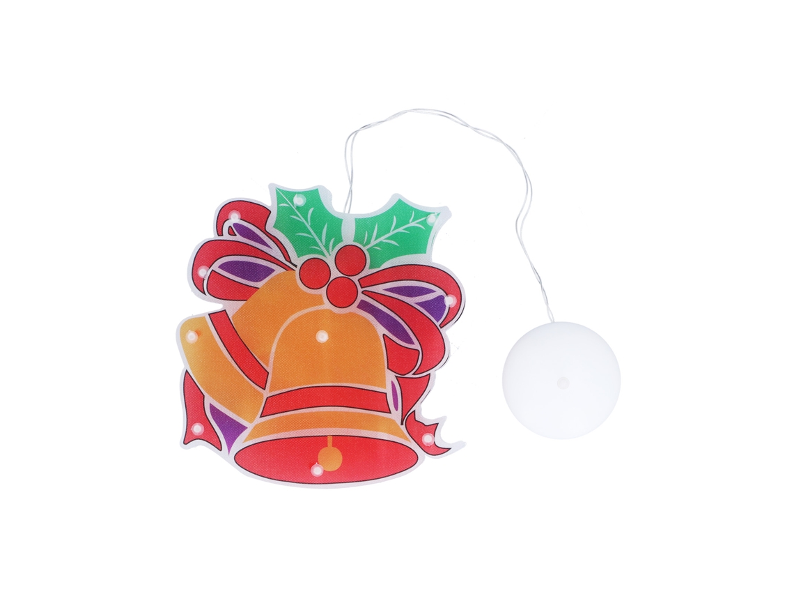 2026 luces de Navidad Led Con Batería Colgantes para Ventana Con Ventosa Decoración Fiesta Navideña