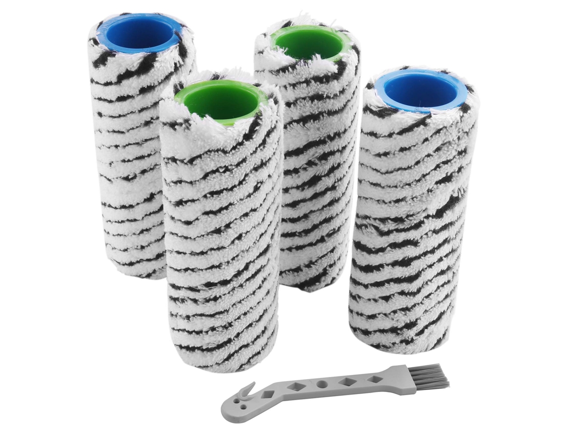 4 peças escova de rolo de pedra para karcher fc7 fc7 premium fc5 fc5 premium fc3 peças de limpeza de piso sem fio número 2.055-021