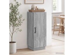 Vidaxl Buffet Sonoma Cinzento 33 X 34,5 X 87 Cm Derivados De Madeira