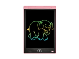Quadro De Escrita Lcd Cor Rosa Pastel, Traços Coloridos Com Limpeza Instantânea Para Desenhos Infantis