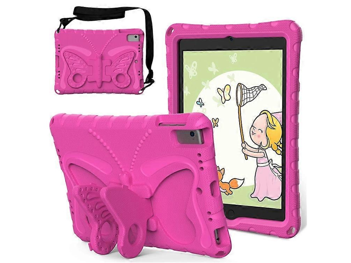 Compatível Com Ipad Air (2013) / Air 2 / Ipad De 9,7 Polegadas (2017) / (2018) Capa De Eva Com Suporte Borboleta E Alça De Ombro