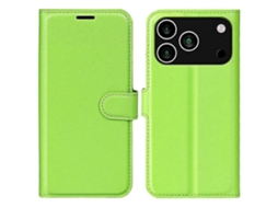 Capa De Celular De Couro Com Flip Horizontal E Textura De Lichia Com Suporte