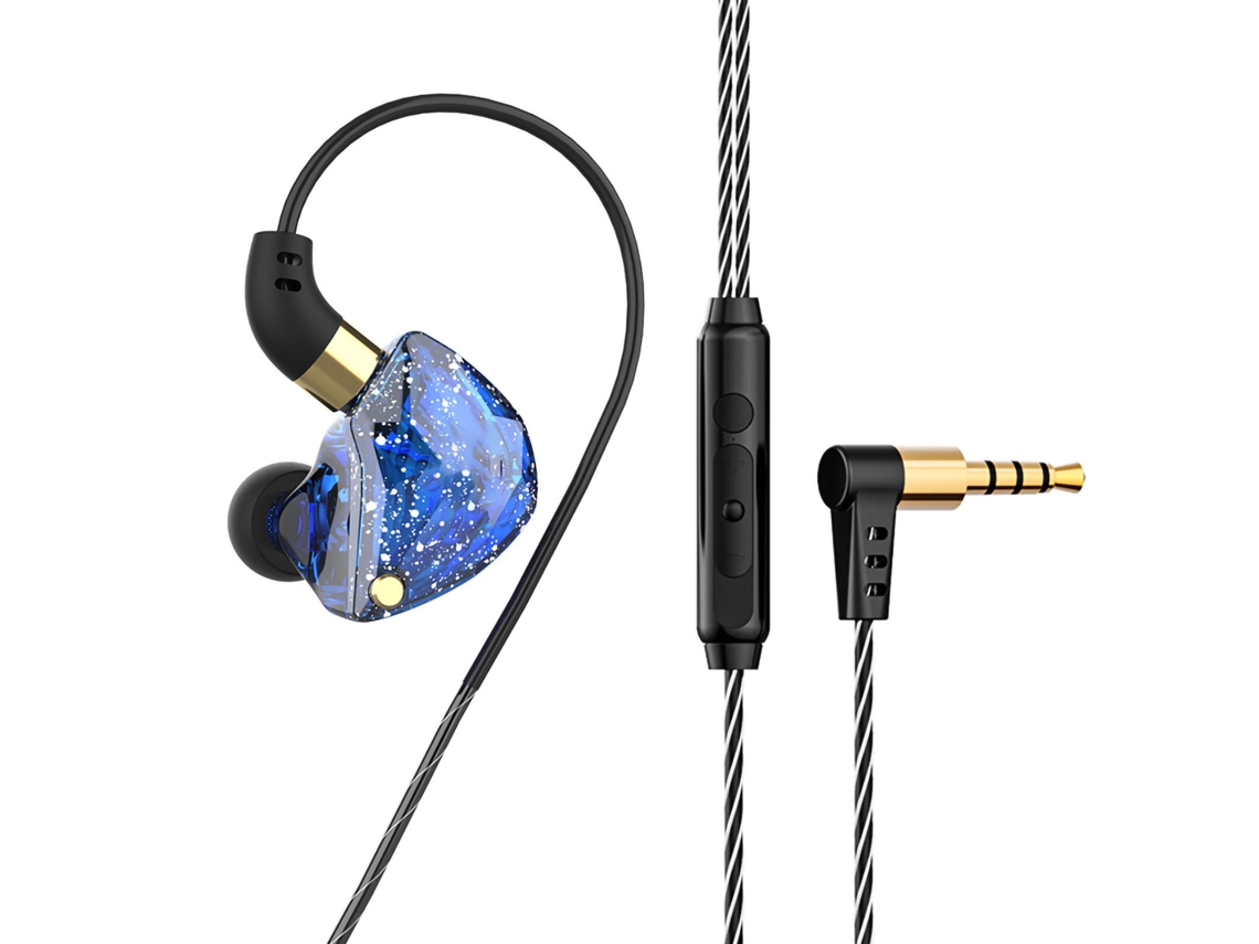 Fones de Ouvido Intra auriculares LAXISCREED Bass Microfone
