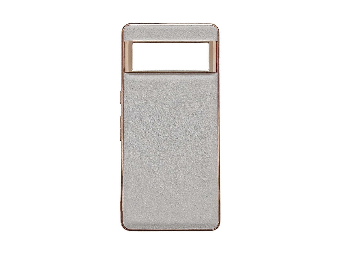 Capa De Couro Com Revestimento Nano Galvanizado Para Google Pixel 6 Pro Waves Series