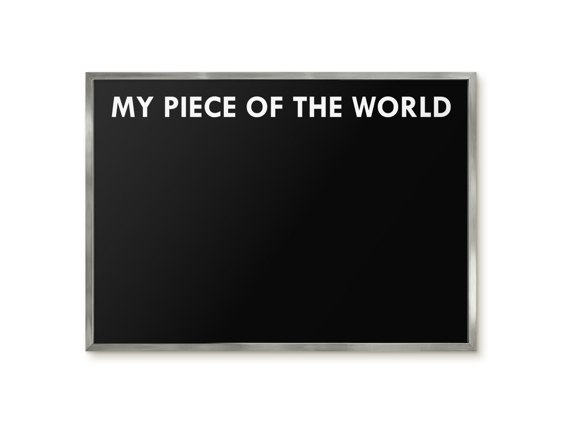 Magnetic Board My Piece Of The World For The Living Room Espelharte (70x50 Cm)