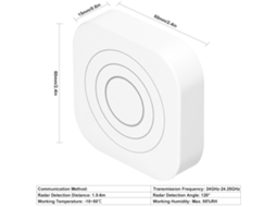 Sensor De Presença Humana Tuya Zigbee 24ghz Radar