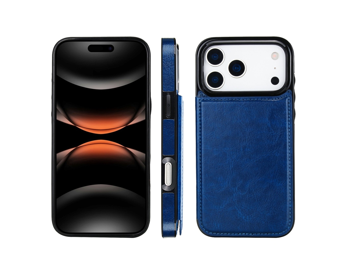 Capa Tipo Carteira Para Iphone 17 Pro Com Acabamento Premium