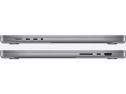 Macbook Pro APPLE Cinzento Sideral (16'' - Apple M1 Max 10-core - RAM: 64 GB - 2 TB SSD - GPU 32-core) — macOS Monterey
