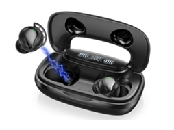 Microfone Tws Yizhood Bluetooth Preto