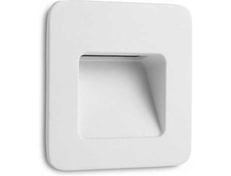 Candeeiro de Teto Embutida  Nase - 1 (Branco - LED - 3 W - Alumínio)