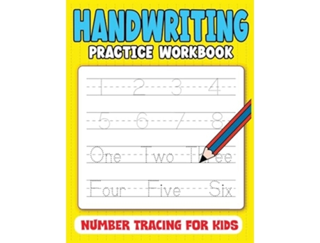 Livro Handwriting Practice Workbook Number Tracing for Kids with Pen Control, Line Tracing, Counting and More de Oluwatoyin Aguda (Inglês)