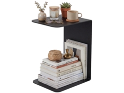 Mesa Lateral Selby Preto 60 Cm